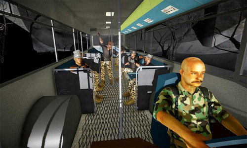 اسکرین شات بازی Army Bus Driving Simulator 3