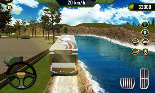 اسکرین شات بازی Army Bus Driving Simulator 2