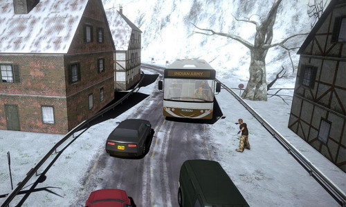 اسکرین شات بازی Army Bus Driving Simulator 4