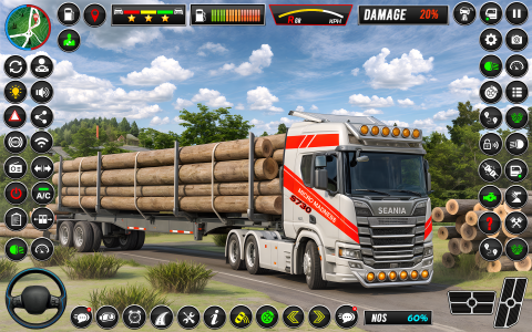 اسکرین شات بازی Truck Simulator US Truck Games 3