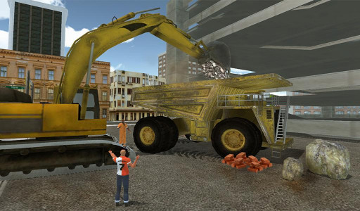اسکرین شات بازی Mega Excavator Truck Transport 3