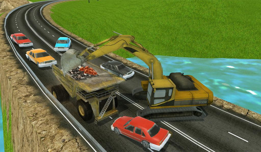 اسکرین شات بازی Mega Excavator Truck Transport 6