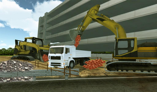اسکرین شات بازی Mega Excavator Truck Transport 4
