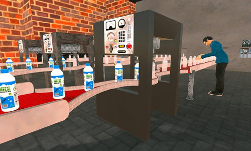اسکرین شات بازی Cow Dairy Farm Milk Transport 3