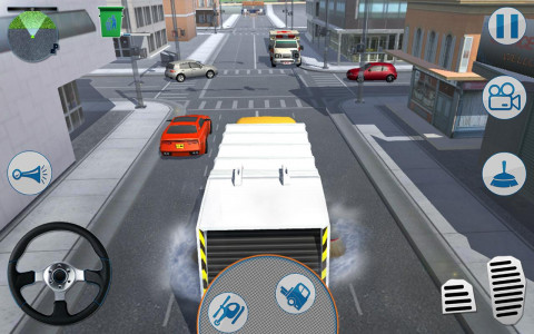 اسکرین شات بازی Road Garbage Dump Truck Driver 1