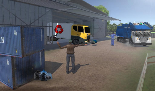 اسکرین شات بازی Road Garbage Dump Truck Driver 3