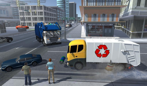 اسکرین شات بازی Road Garbage Dump Truck Driver 6