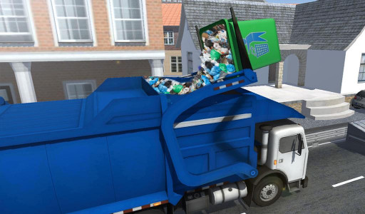 اسکرین شات بازی Road Garbage Dump Truck Driver 2