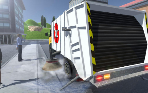 اسکرین شات بازی Road Garbage Dump Truck Driver 2