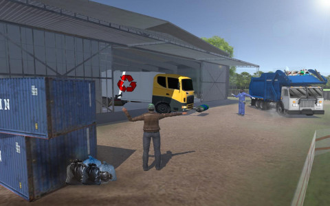 اسکرین شات بازی Road Garbage Dump Truck Driver 3