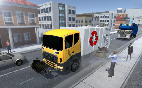 اسکرین شات بازی Road Garbage Dump Truck Driver 7