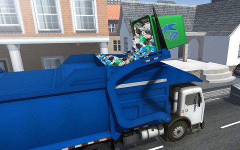 اسکرین شات بازی Road Garbage Dump Truck Driver 5