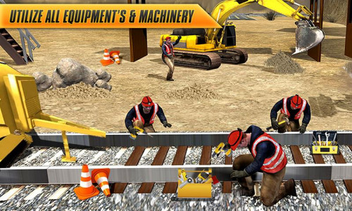 اسکرین شات برنامه Train Tunnel Construction Game 5