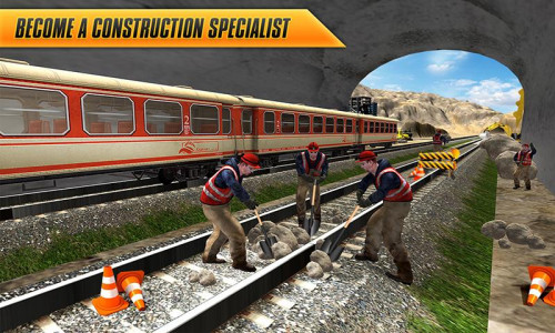 اسکرین شات برنامه Train Tunnel Construction Game 4