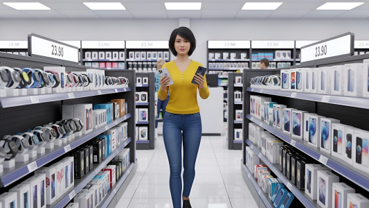 اسکرین شات 2 بازی Supermarket: Mobile Shop Sim