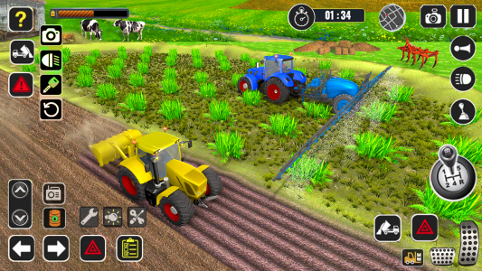 اسکرین شات بازی Tractor Farming Game Harvester 2