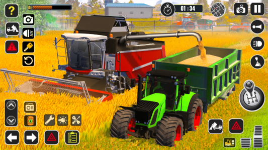 اسکرین شات بازی Tractor Farming Game Harvester 1
