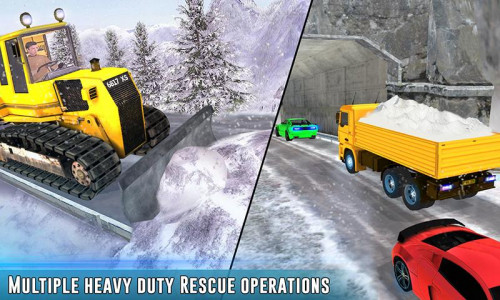 اسکرین شات بازی Grand Snow Excavator Sim truck 4