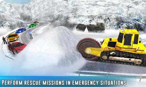 اسکرین شات بازی Grand Snow Excavator Sim truck 1