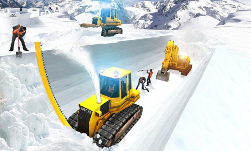 اسکرین شات بازی Snow Park Downhill Bulldozer C 3