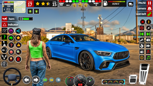 اسکرین شات 3 بازی US Car Parking School Car Game