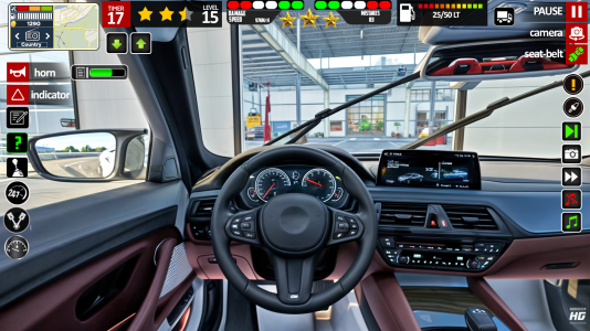 اسکرین شات 1 بازی US Car Parking School Car Game