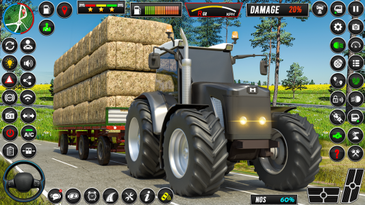 اسکرین شات بازی Indian Tractor Games Simulator 1