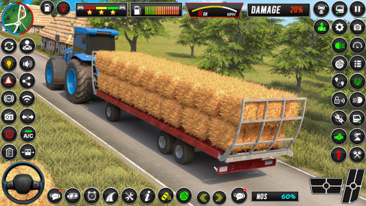اسکرین شات بازی Indian Tractor Games Simulator 2