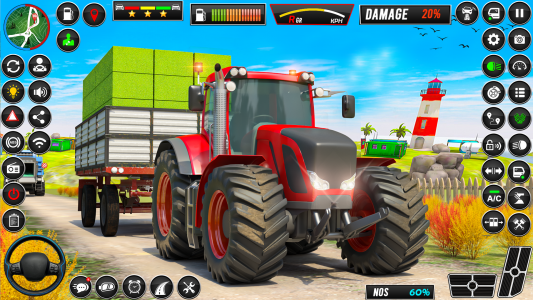 اسکرین شات بازی Indian Tractor Games Simulator 5