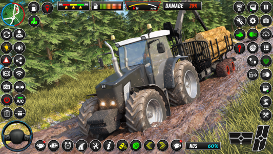 اسکرین شات بازی Indian Tractor Games Simulator 1