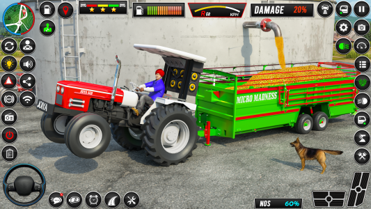 اسکرین شات بازی Indian Tractor Games Simulator 6