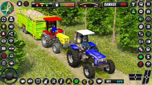 اسکرین شات بازی Indian Tractor Games Simulator 6