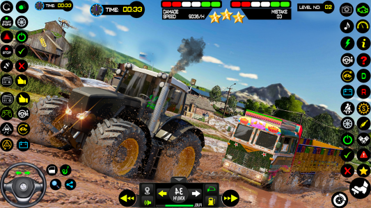 اسکرین شات بازی Indian Tractor Games Simulator 4