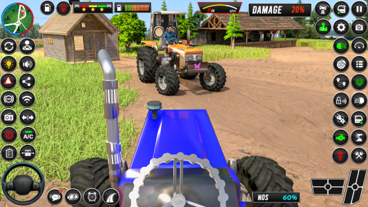 اسکرین شات بازی Indian Tractor Games Simulator 4