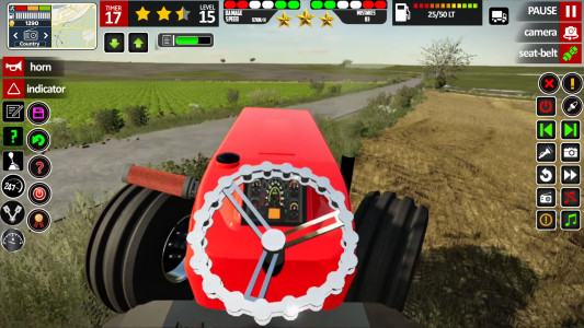 اسکرین شات 3 بازی Indian Tractor Games Simulator