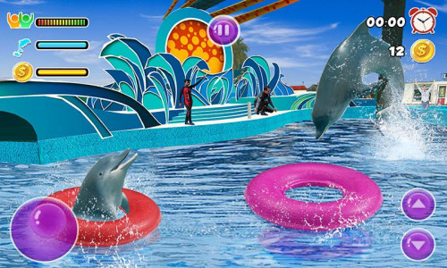 اسکرین شات بازی Dolphin Water Stunts Show 1