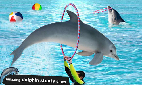 اسکرین شات بازی Dolphin Water Stunts Show 2