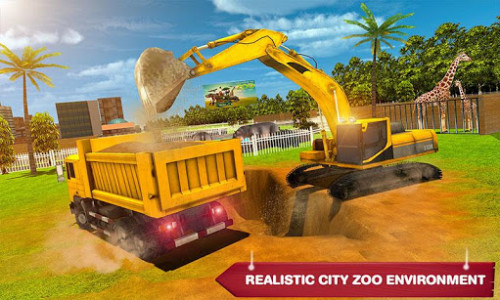 اسکرین شات بازی Animal Transport Zoo Construction Games 3