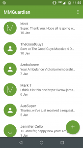 اسکرین شات 2 برنامه MMGuardian Child Phone App