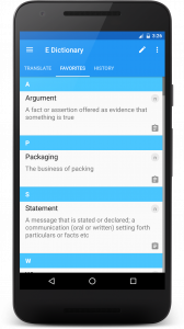 اسکرین شات 2 برنامه English Dictionary - Offline