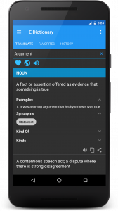 اسکرین شات 1 برنامه English Dictionary - Offline