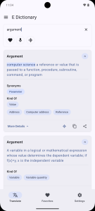 اسکرین شات 2 برنامه English Dictionary - Offline