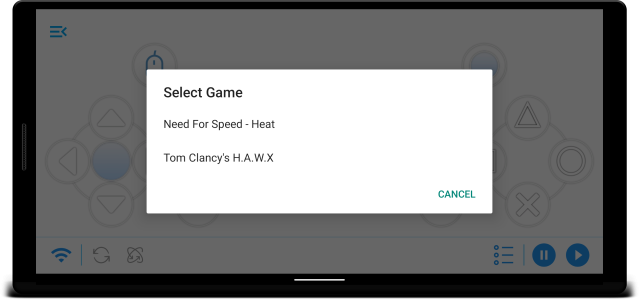 اسکرین شات 3 برنامه Mobile Gamepad