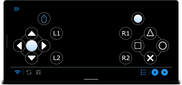 اسکرین شات 5 برنامه Mobile Gamepad