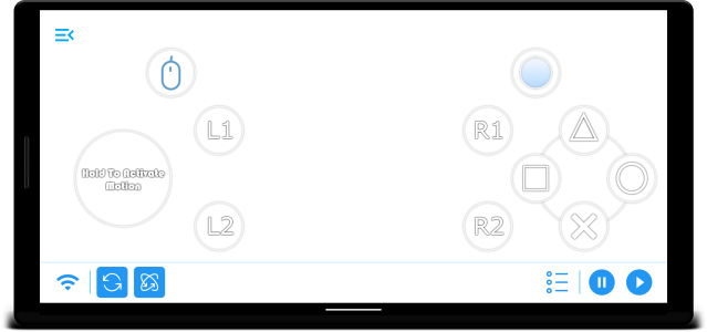 اسکرین شات 4 برنامه Mobile Gamepad