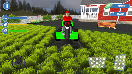 اسکرین شات بازی Mowing Simulator Lawn Cutting 3