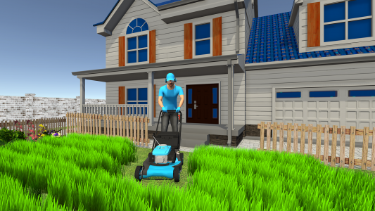 اسکرین شات بازی Mowing Simulator Lawn Cutting 1