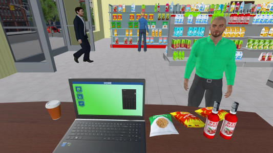 اسکرین شات بازی Supermarket business simulator 1