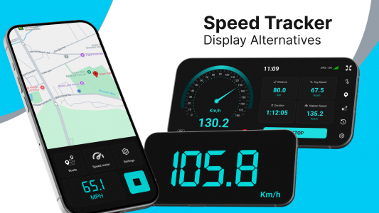 اسکرین شات برنامه Speedometer GPS HUD - Odometer 2