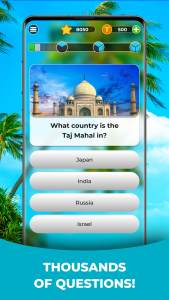 اسکرین شات 4 بازی Triviascapes: IQ & brain test